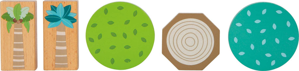 Holzbausteine „Jungle Friends“ | Bausteine | Holzspielzeug
