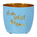 Windlicht Hoch sollst du leben