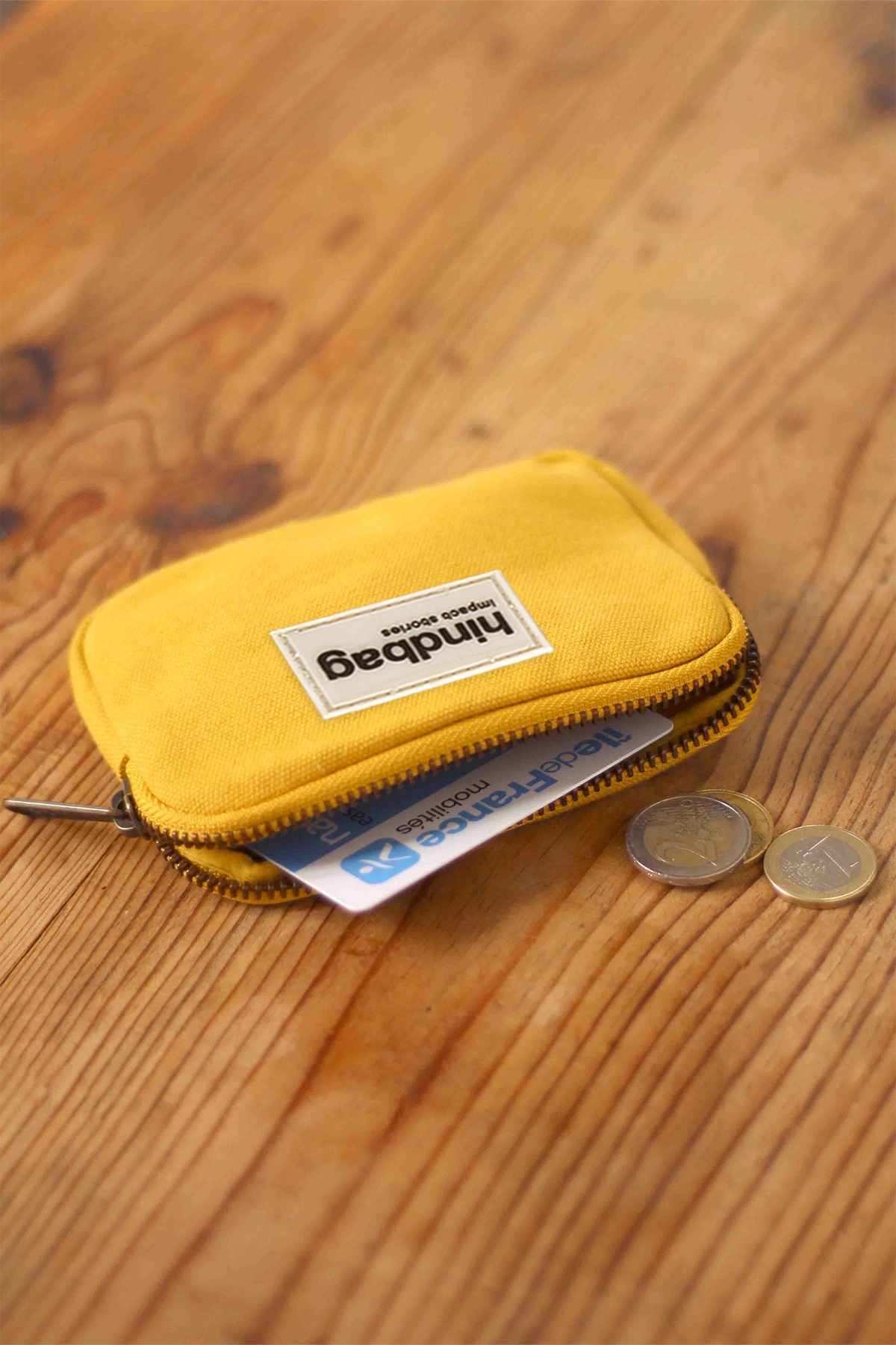 Hindbag Lili Safran Geldbörse