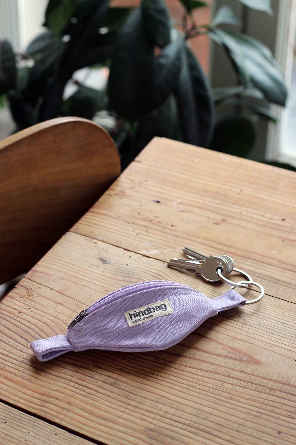 Hindbag Bananen-Schlüsselanhänger Côme Lilas