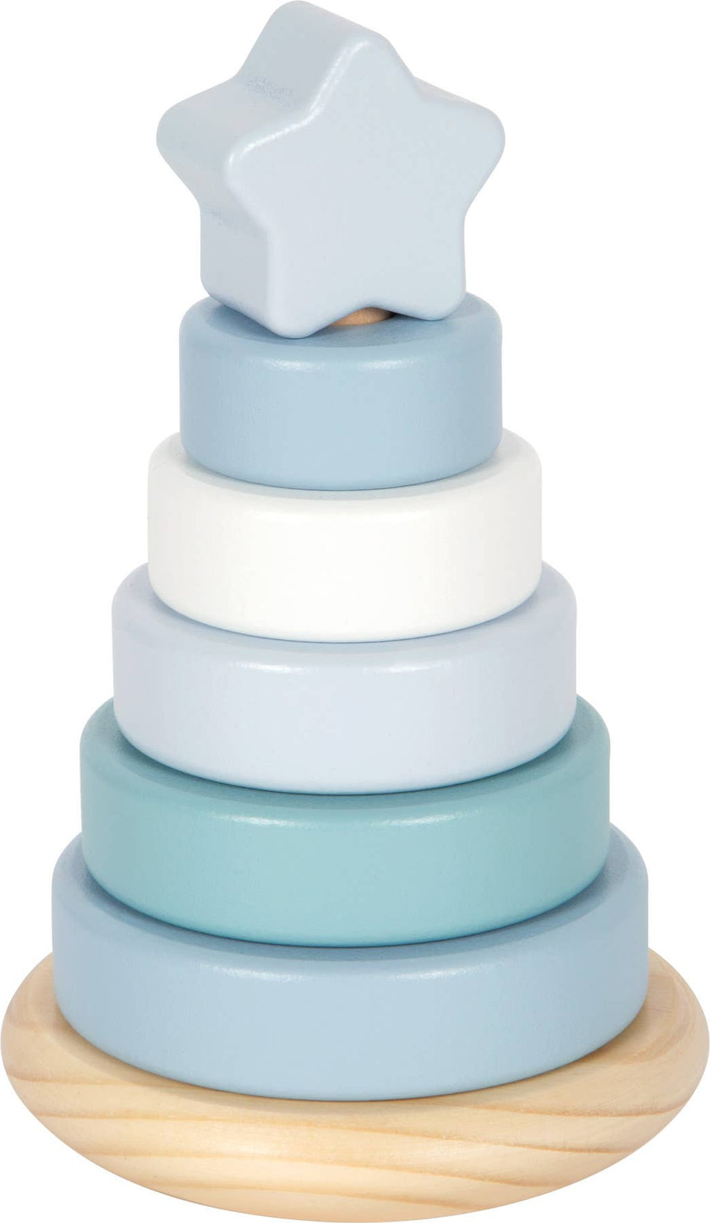 Stapelturm blau | Steckspiele | Holzspielzeug
