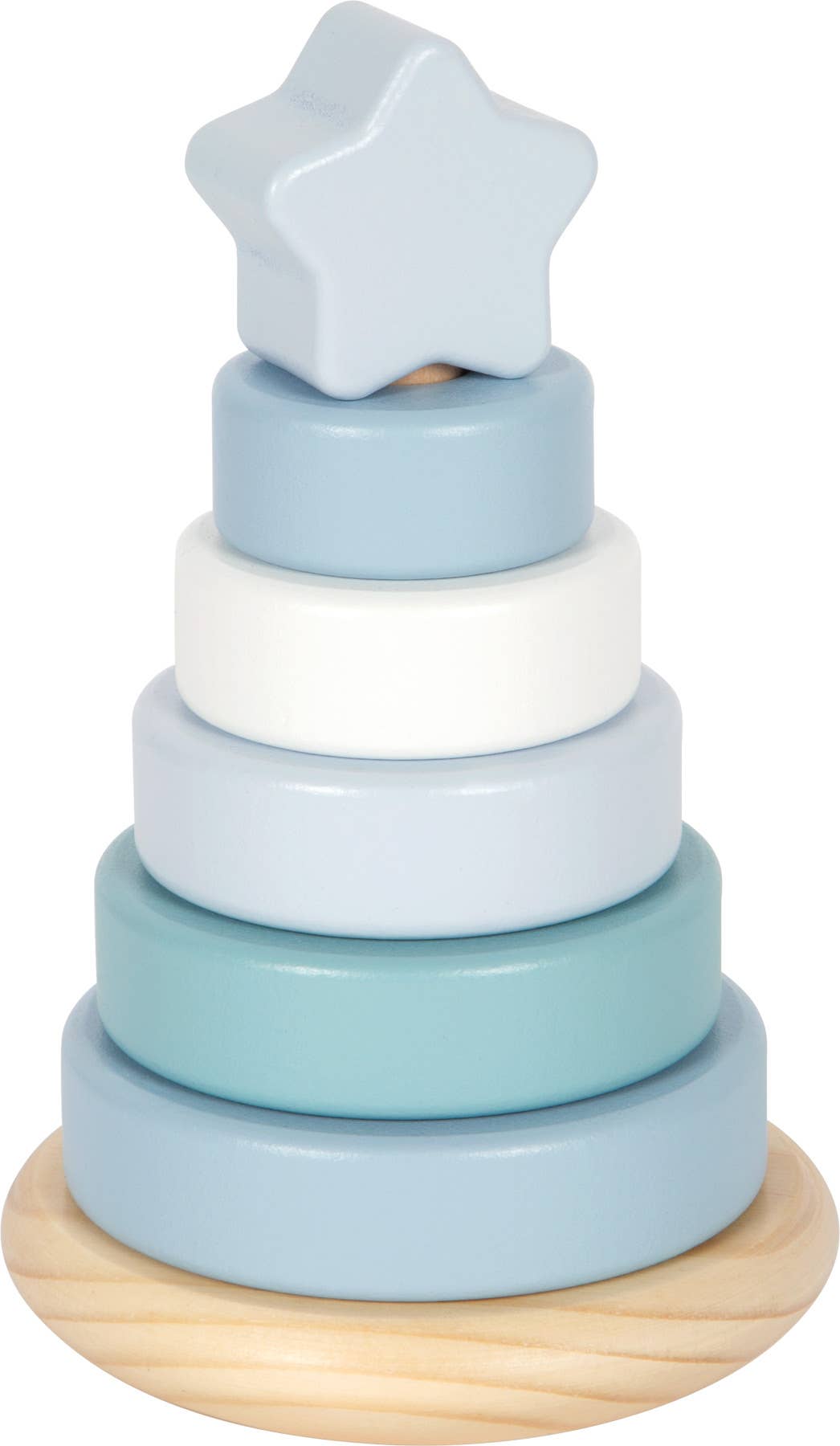 Stapelturm blau | Steckspiele | Holzspielzeug
