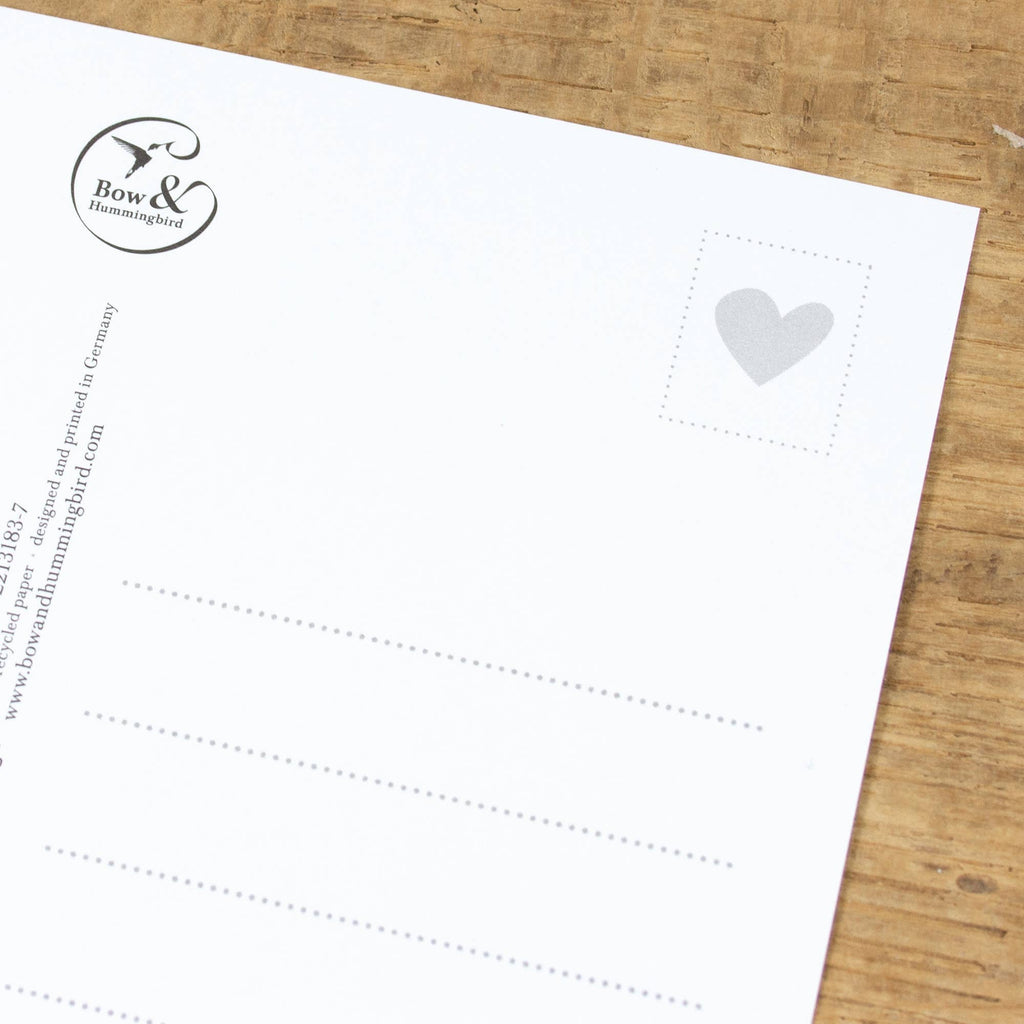Postkarte "29❤️ für IMMMER" aus Recyclingpapier