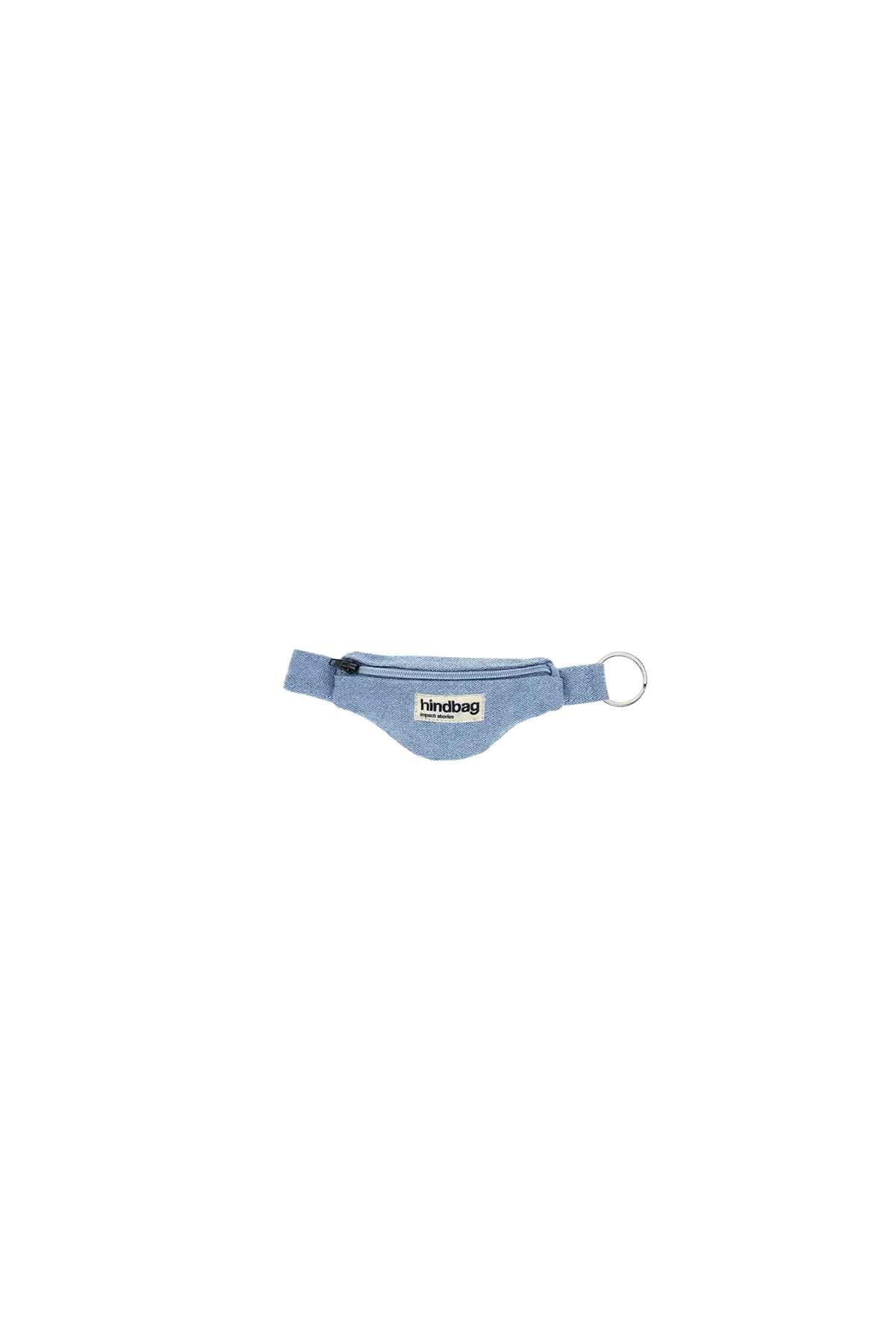 Hindbag Bananen-Schlüsselanhänger Côme Blau Denim