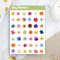 Kleine Blumen - Stickerbogen