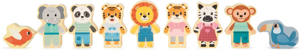 Holzbausteine „Jungle Friends“ | Bausteine | Holzspielzeug