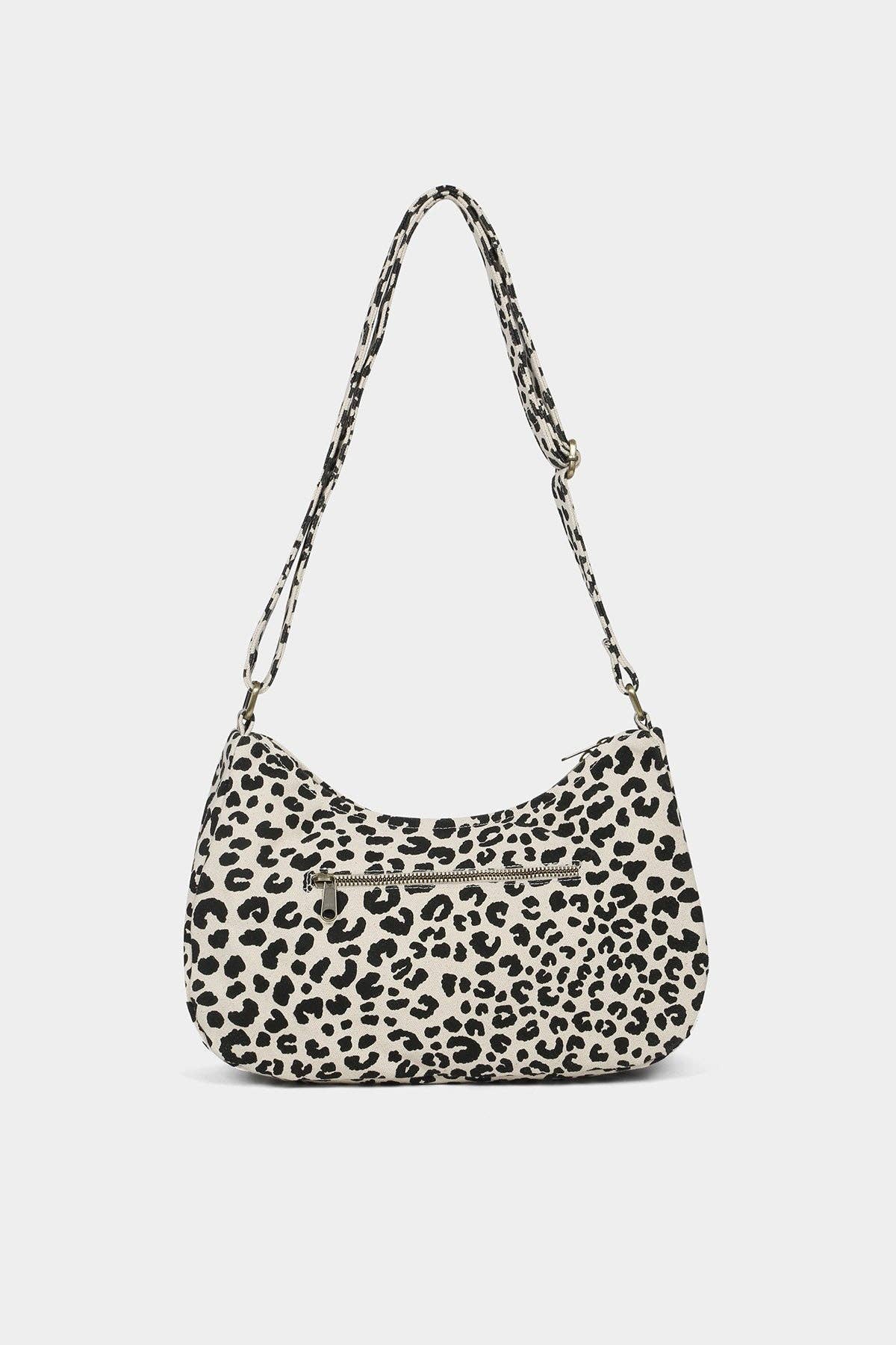 Hindbag Ecru Leopardentasche Rosa