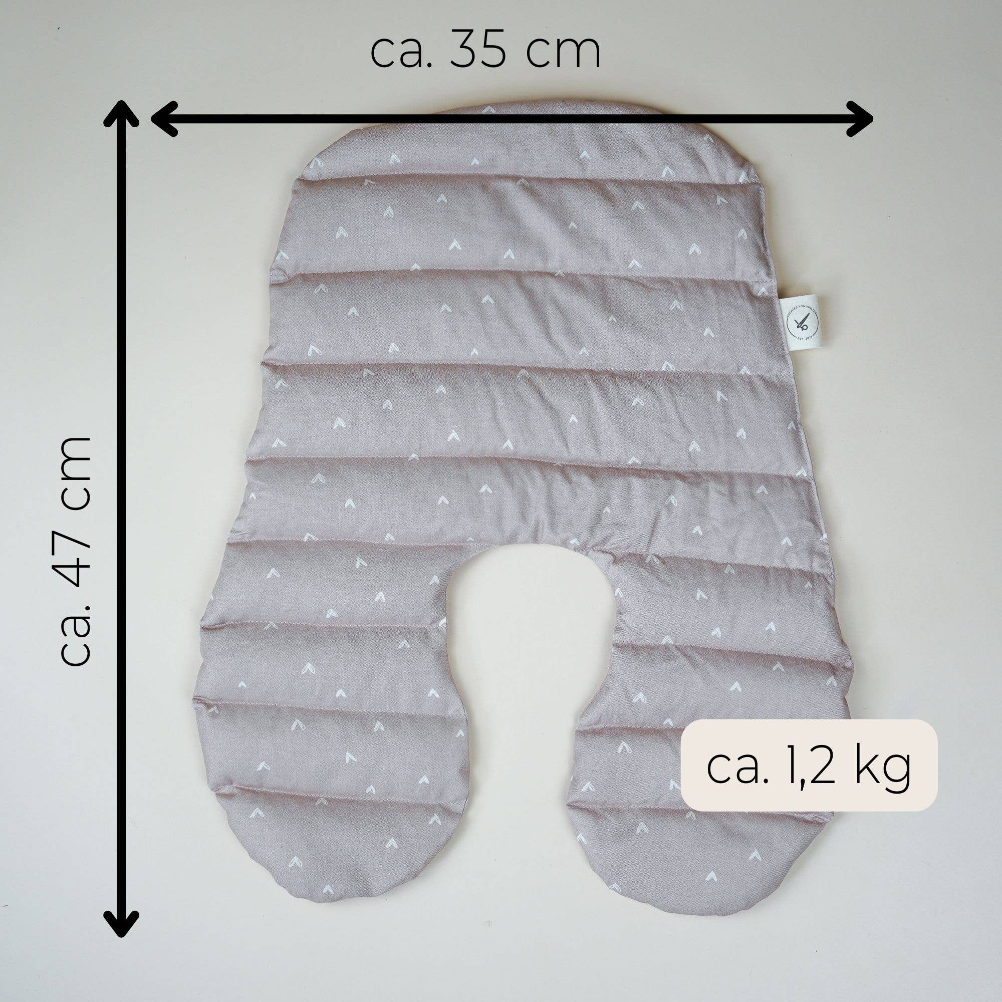 Wärmekissen mit Dinkel gefüllt für Nacken Dinkelkissen rosa