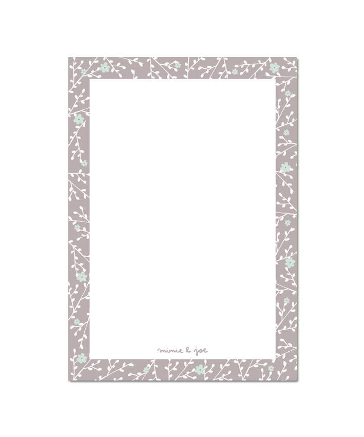 Block "Blüten mauve"