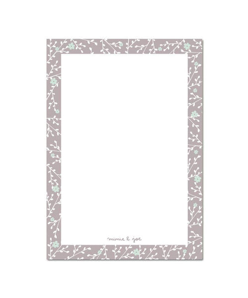 Block "Blüten mauve"