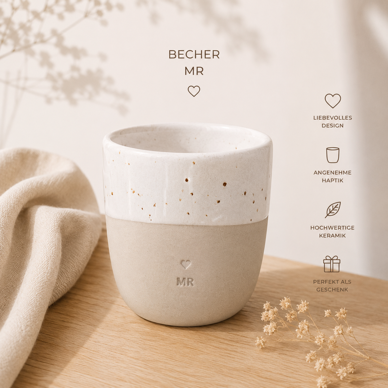 Eulenschnitt Becher Mr