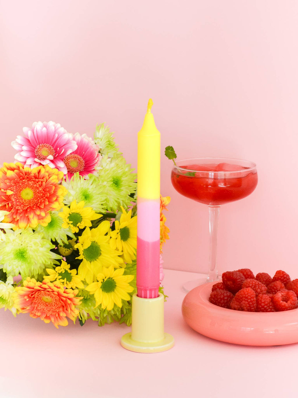 Nordtrice Spitzkerzen – Sommerparty / Erdbeer-Shake