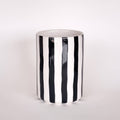 Magazin Minori Vase Stripes - vulcano black