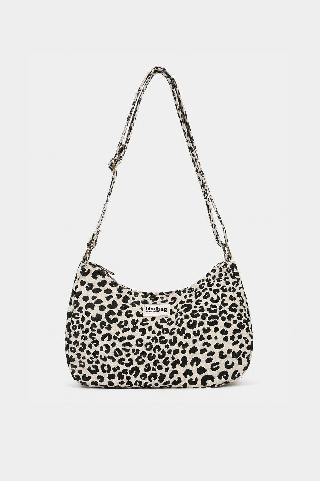 Hindbag Ecru Leopardentasche Rosa