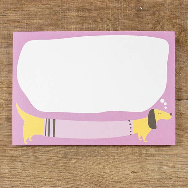 Notizblock Dreaming Dachshund