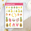 Tropische Früchte — Stickerbogen
