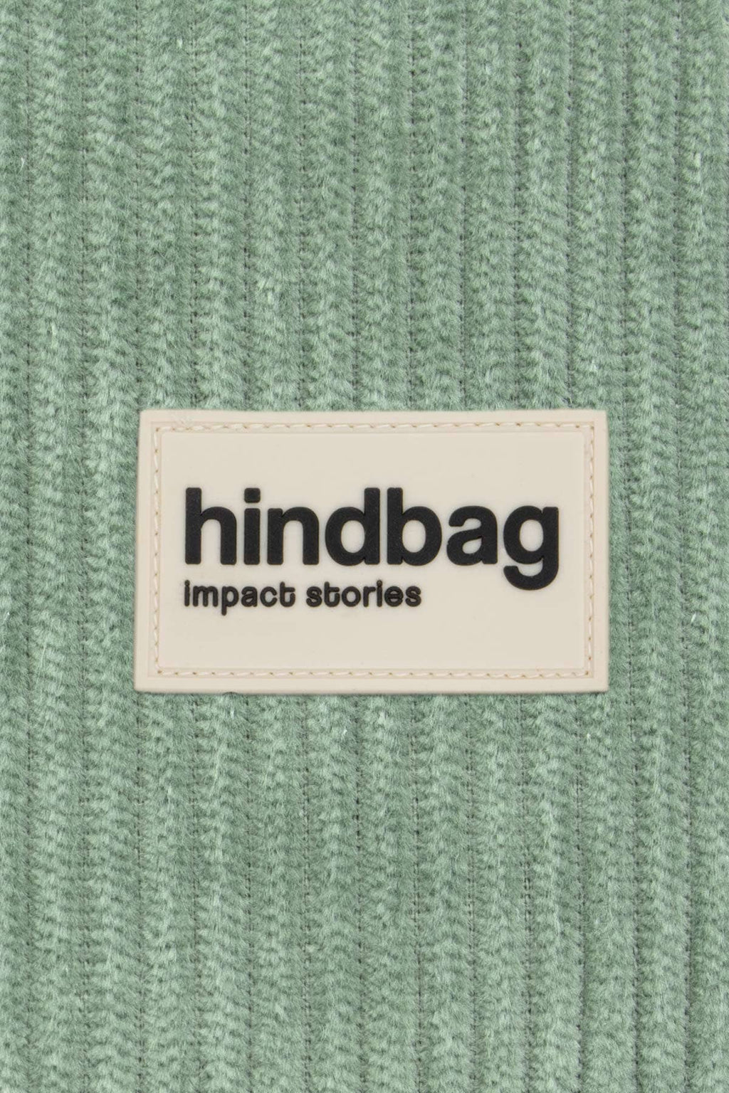Hindbag Bananen-Schlüsselanhänger Côme Samt Wassergrün