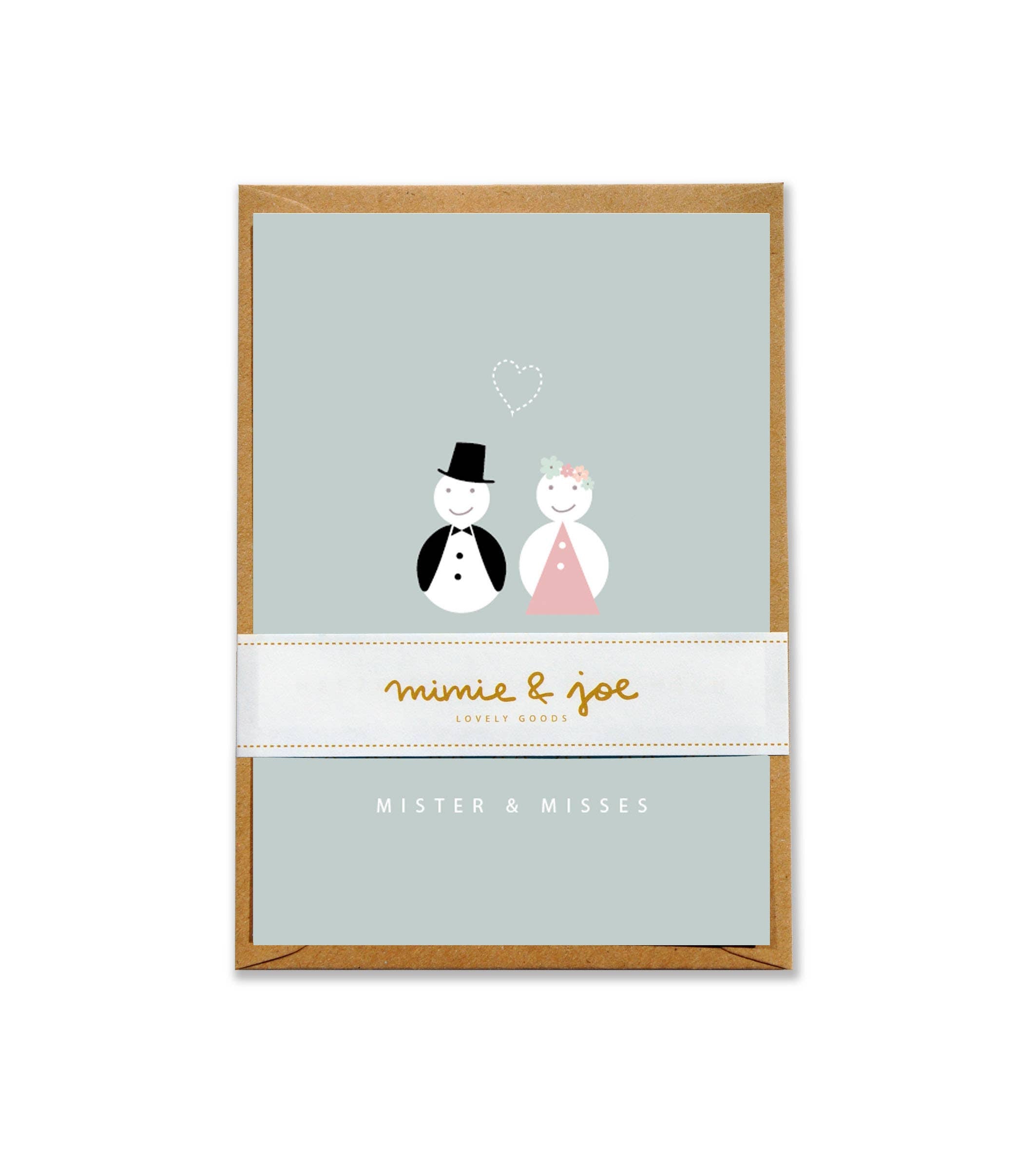 Klappkarte "Mister & Misses"