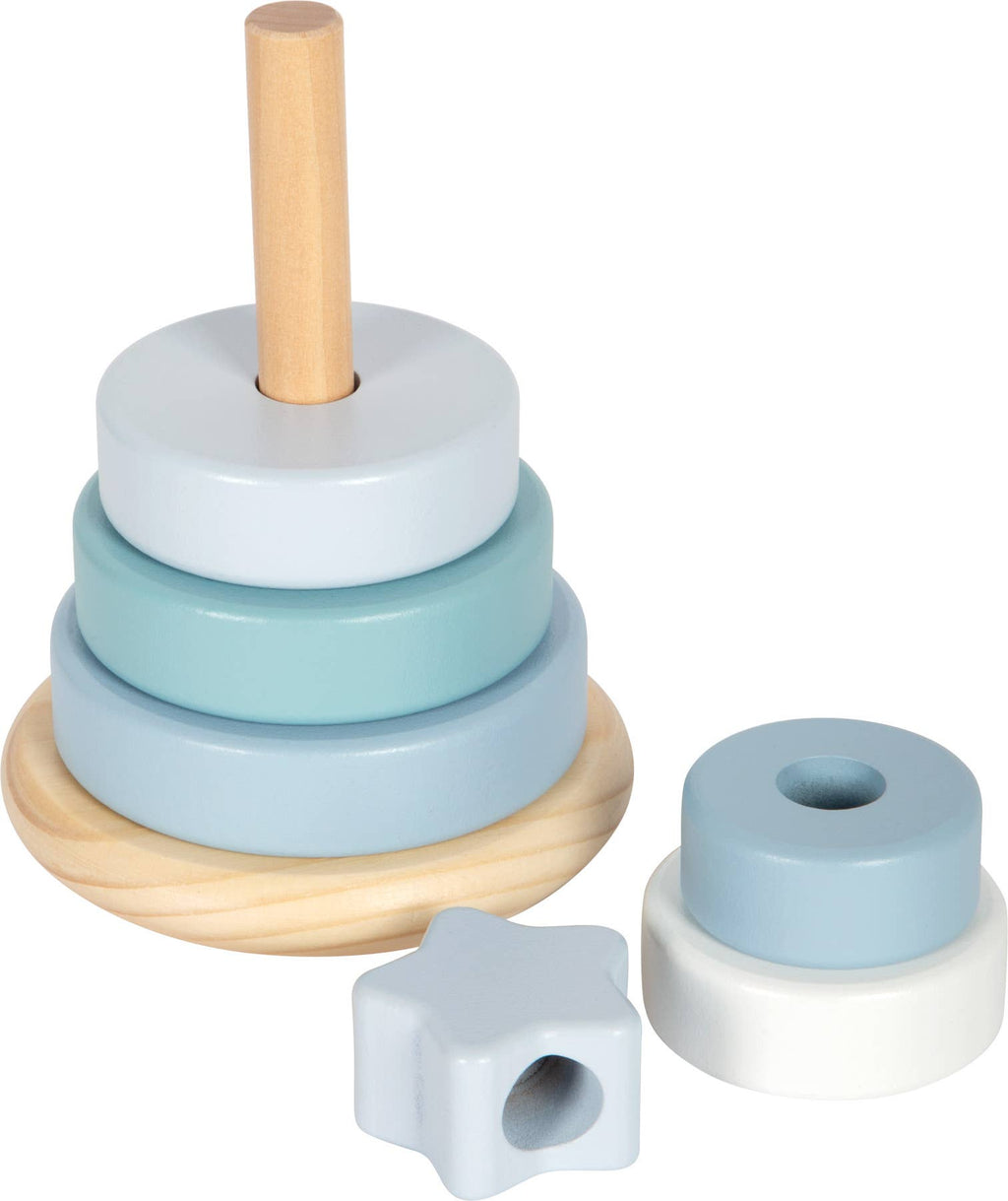 Stapelturm blau | Steckspiele | Holzspielzeug
