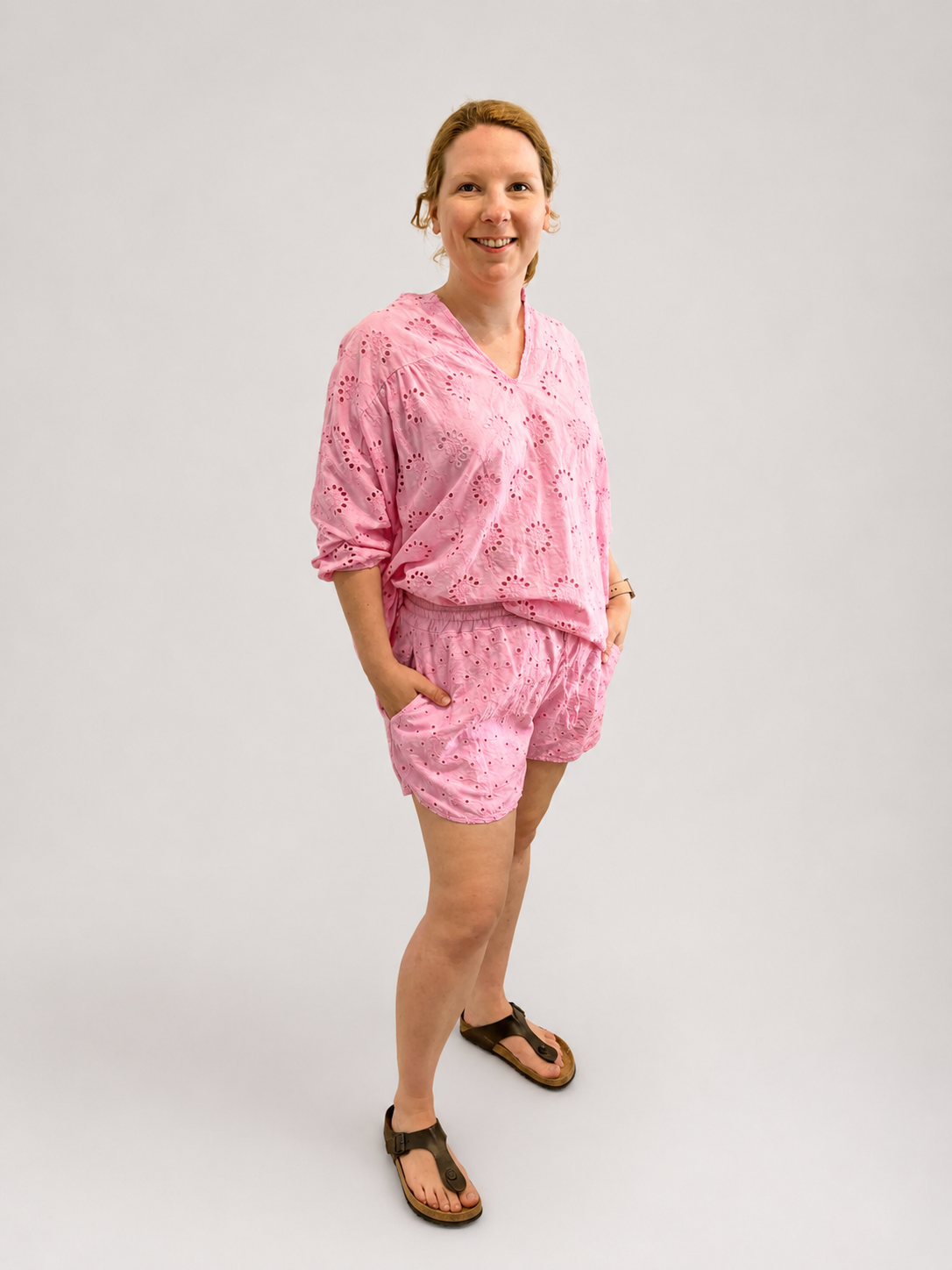 Shorts rosa