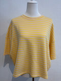 Streifenshirt gelb/creme