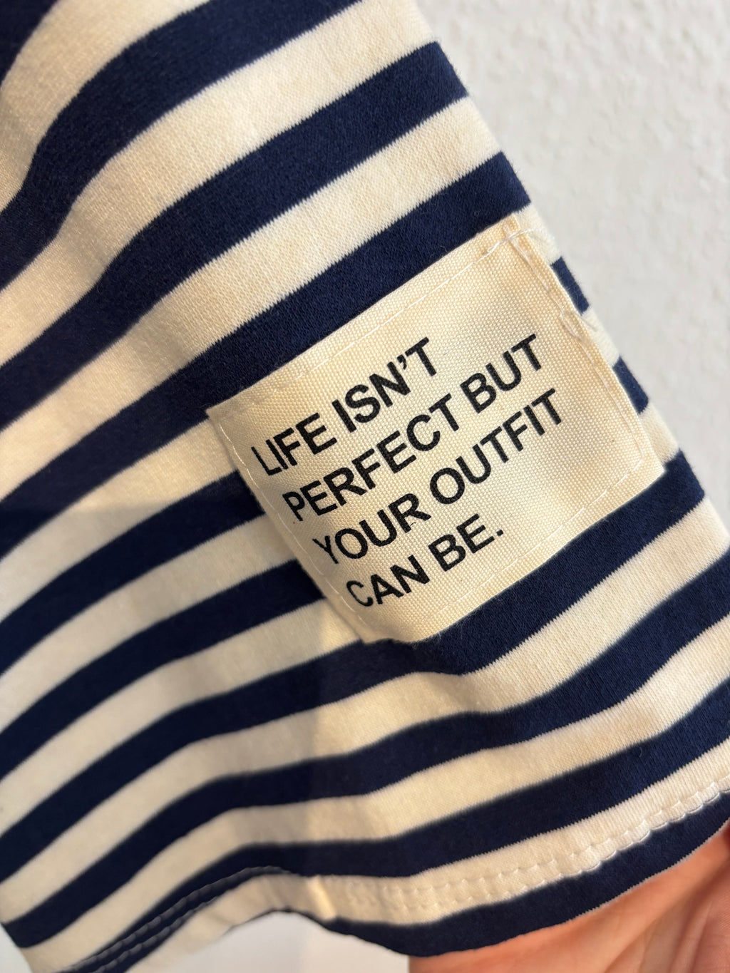 Streifenshirt dunkelblau/weiß