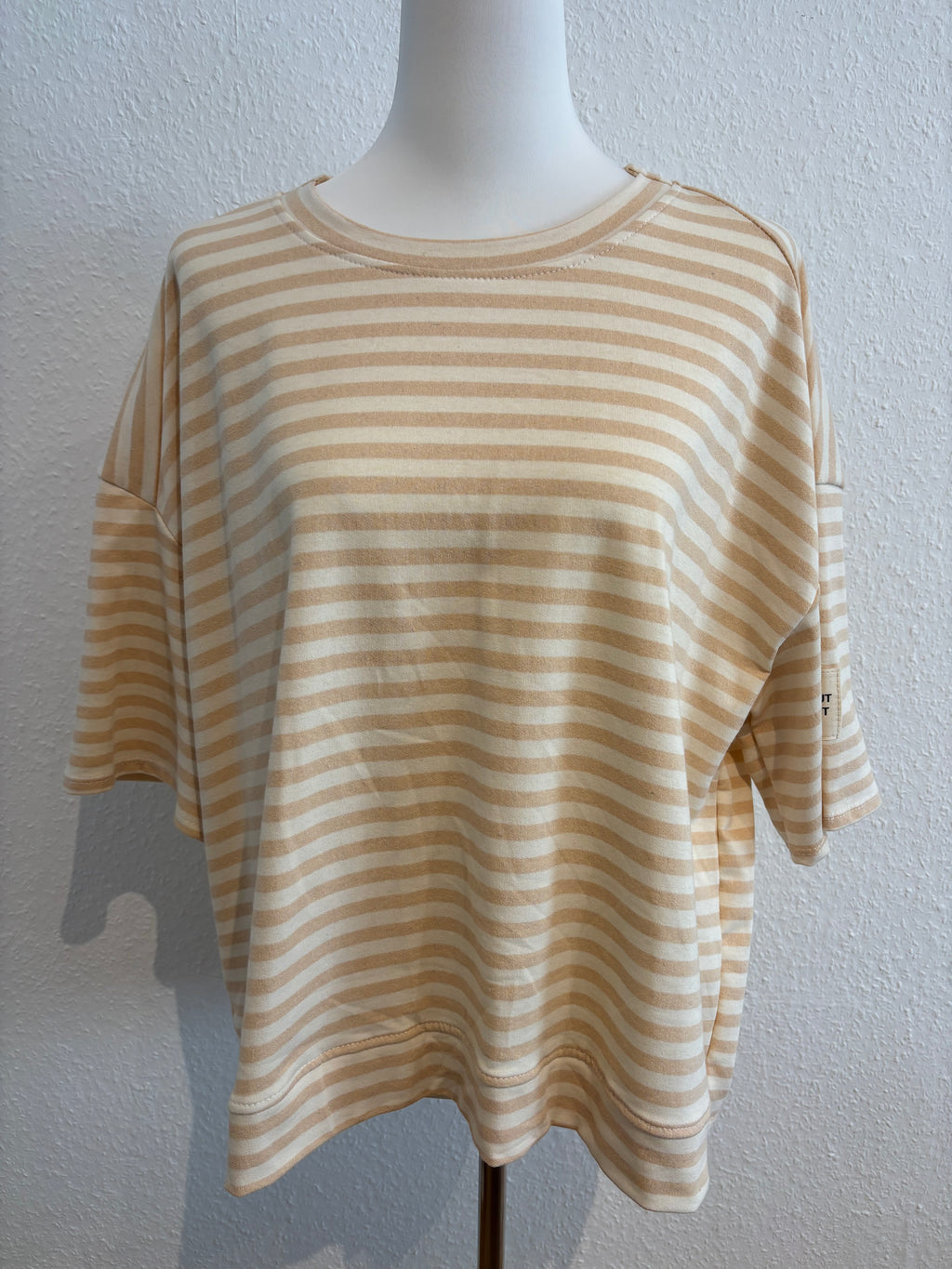 Streifenshirt beige/creme