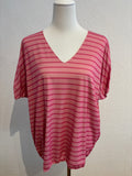 Shirt dünne Streifen rosa/pink