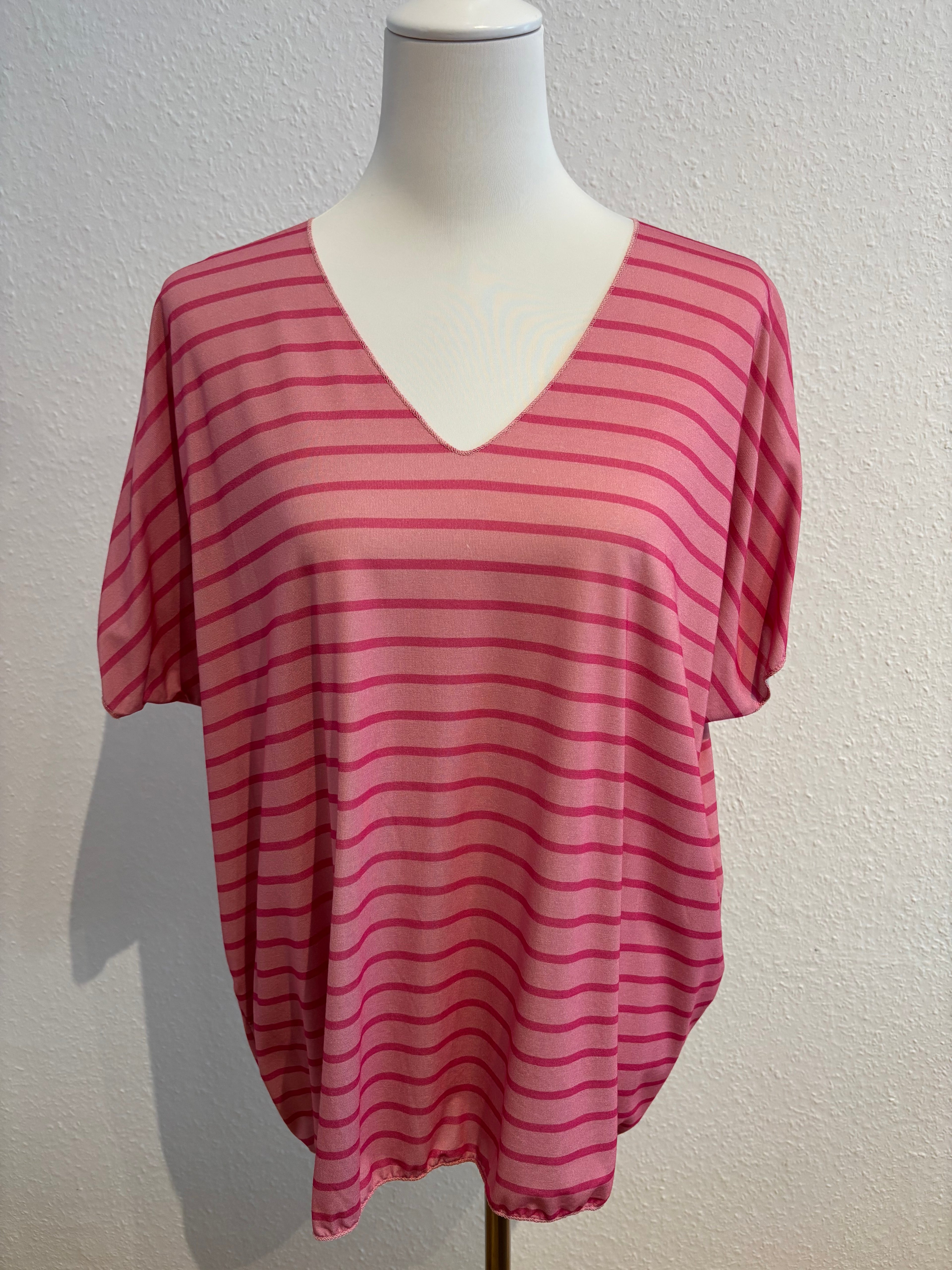 Shirt dünne Streifen rosa/pink