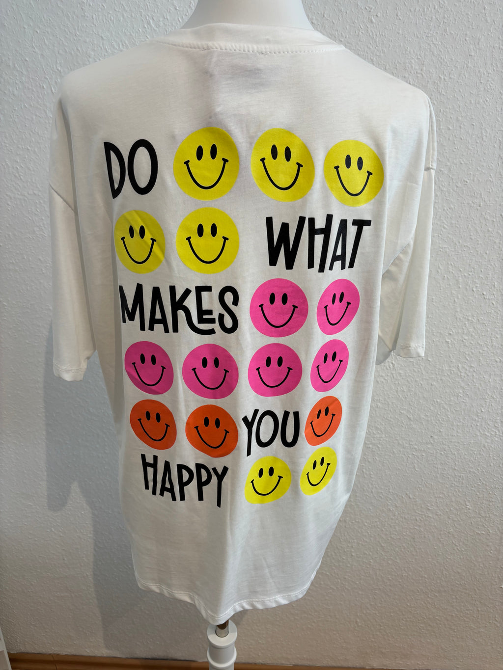 T-Shirt weiß Smileys
