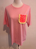 T-Shirt mit Leo rosa