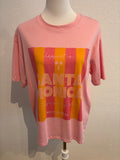 T-Shirt Santa Monica rosa