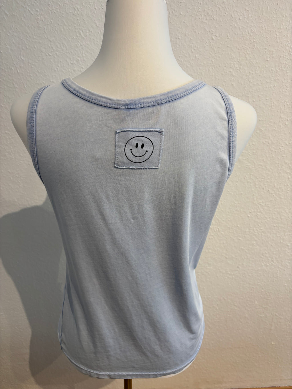 Top Smiley blau