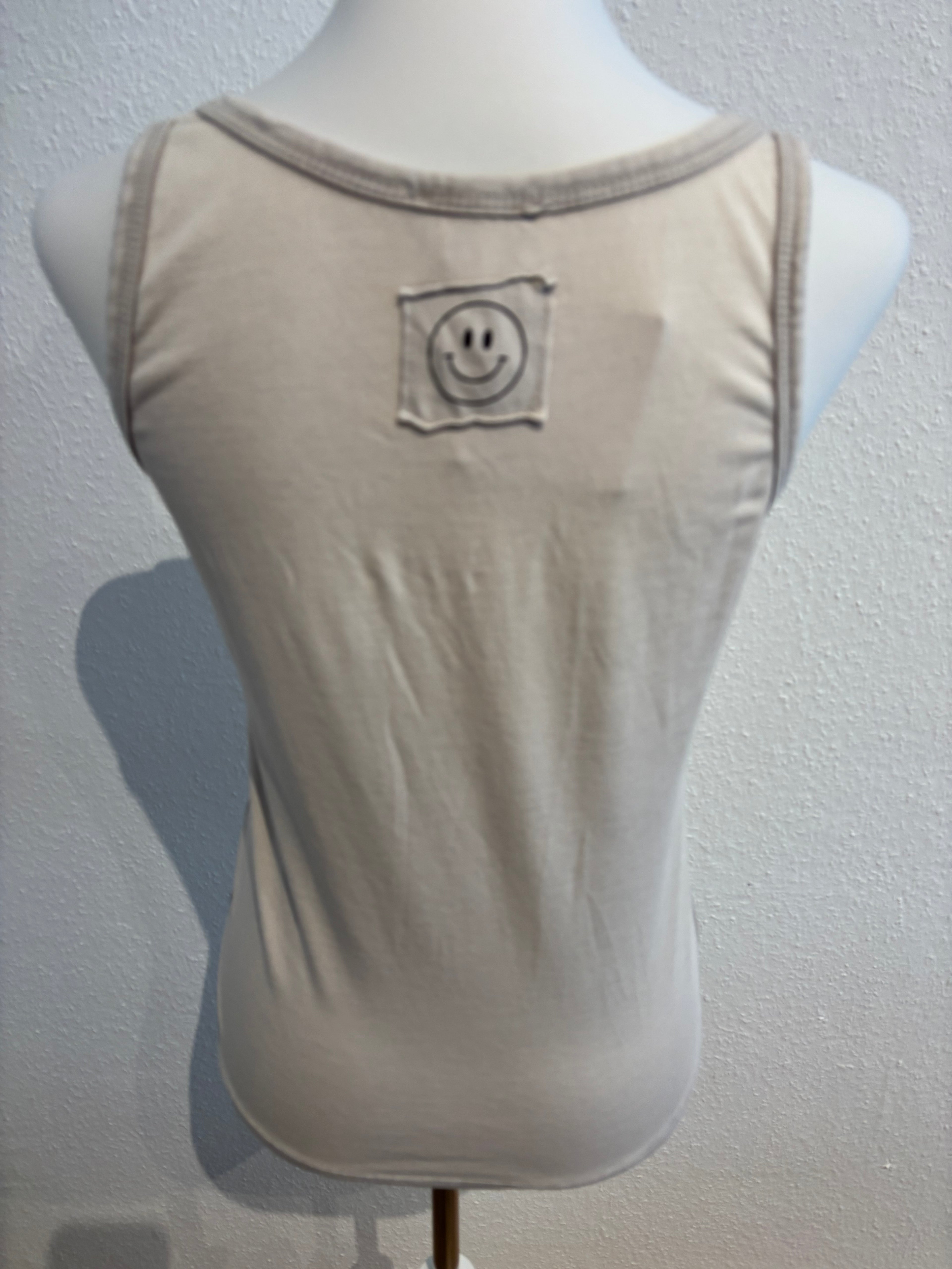 Top Smiley beige