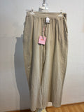 Musselin Hose beige