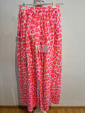 Musselin Hose Leo pink/orange