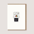 Klappkarte mit Umschlag - "Polaroid - Happy BDay"