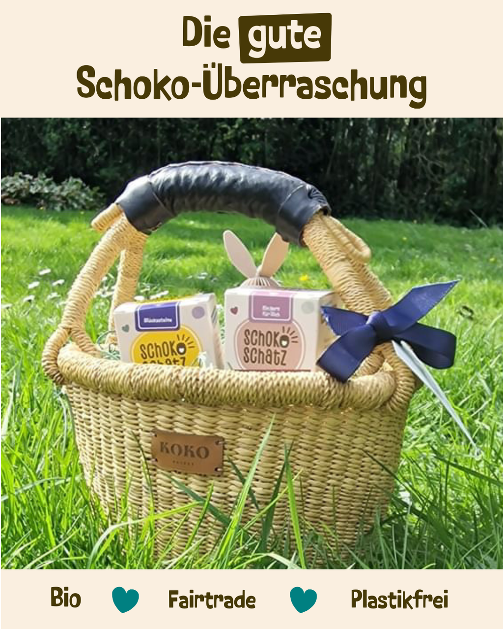 Schokokugel mit Überraschung "Glückssteine"
