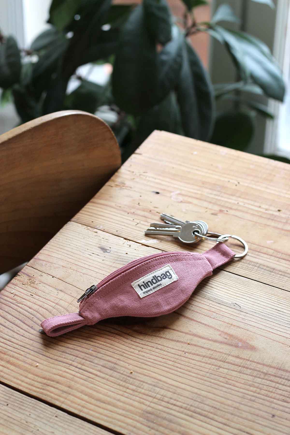 Hindbag Bananen-Schlüsselanhänger Côme Blush