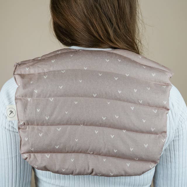 Wärmekissen mit Dinkel gefüllt für Nacken Dinkelkissen rosa