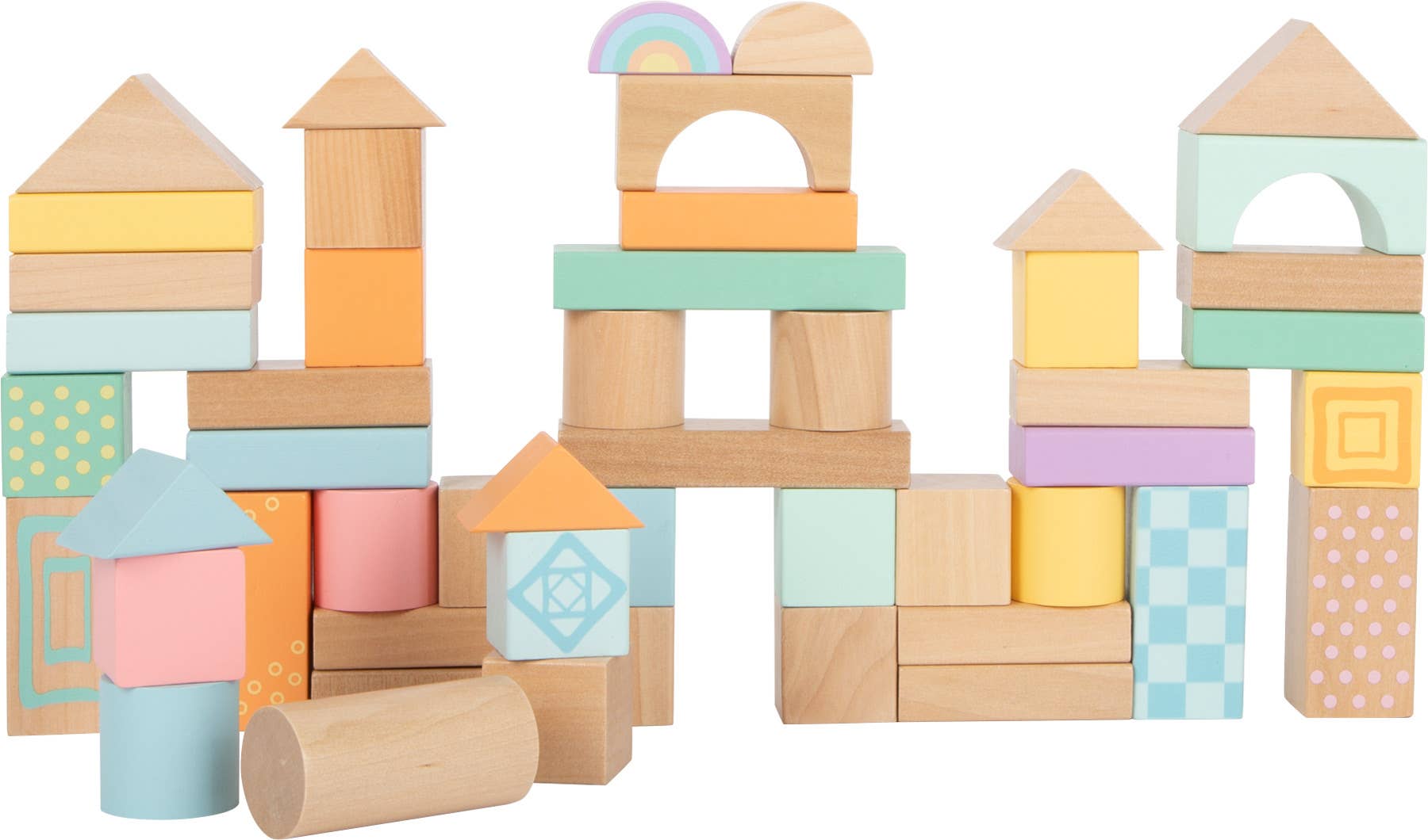 Holzbausteine Pastell | Bausteine | Holz