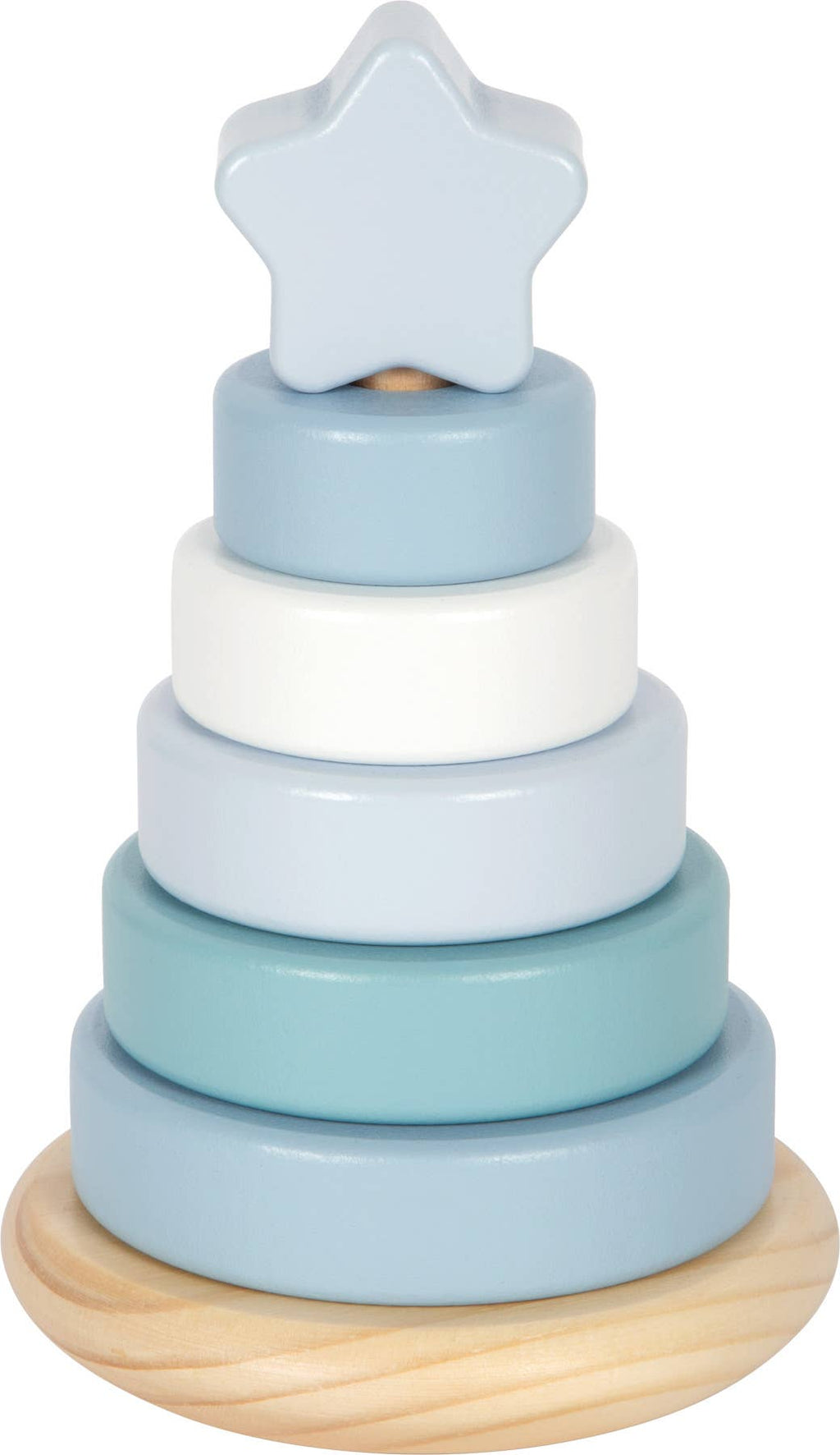 Stapelturm blau | Steckspiele | Holzspielzeug