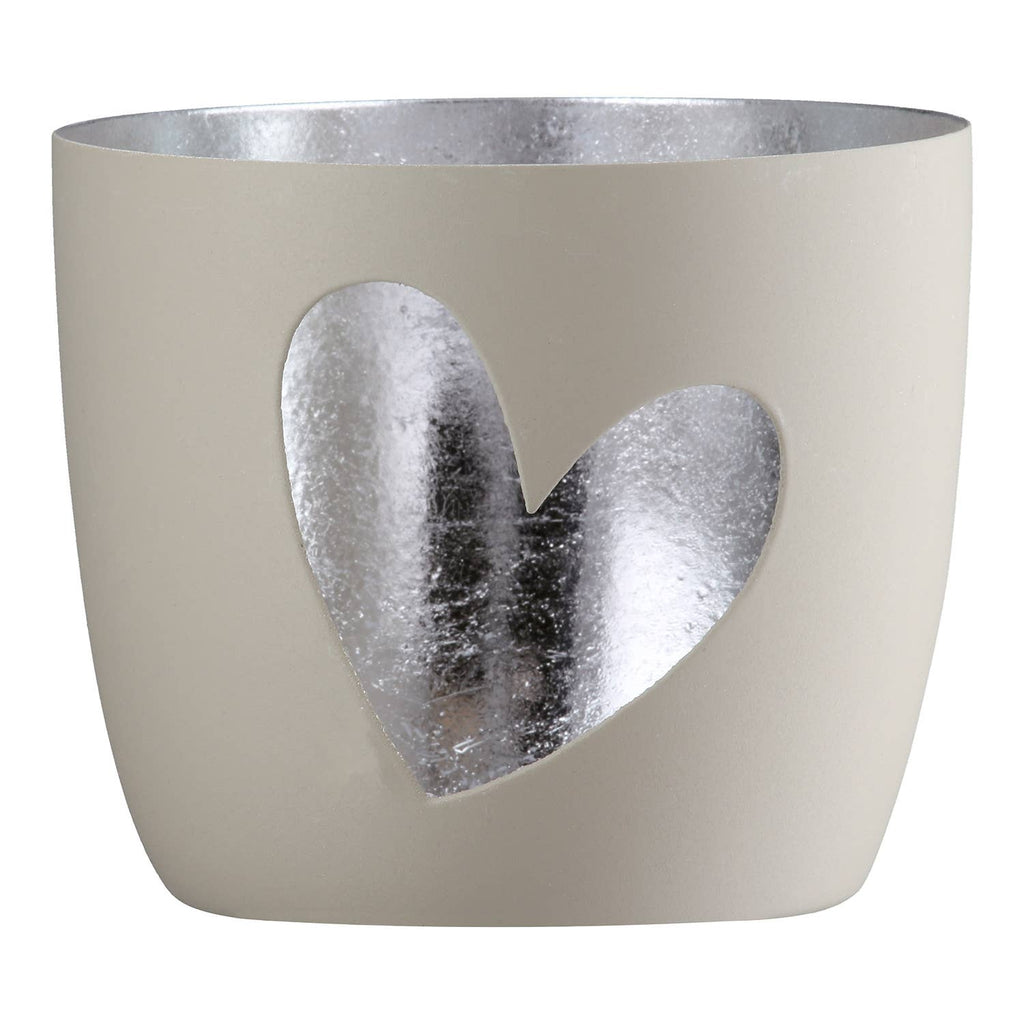 Windlicht rund Heart