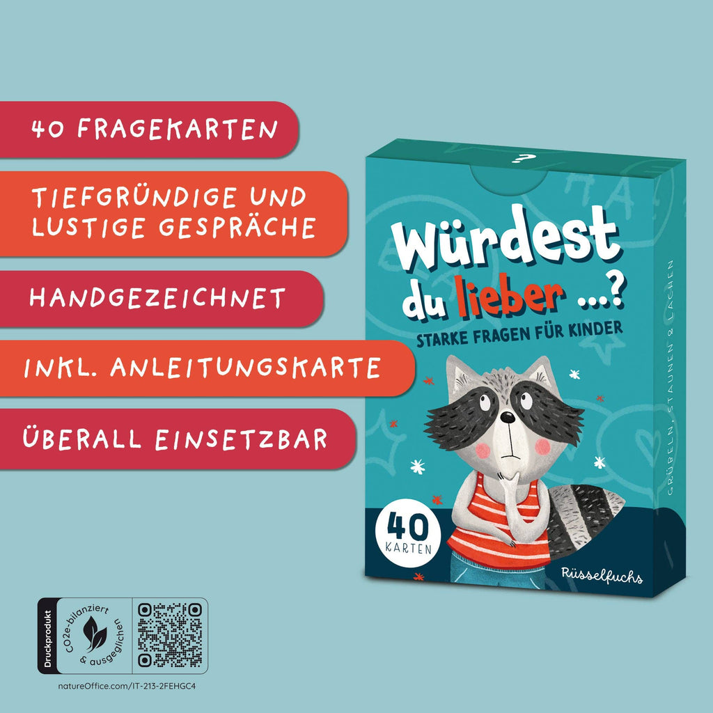 Würdest du lieber …? – Kartenspiel für Kinder