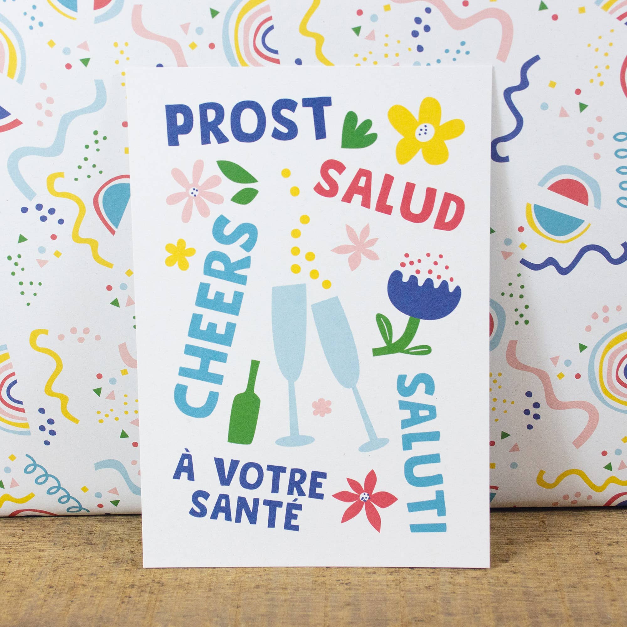 Postkarte Cheers