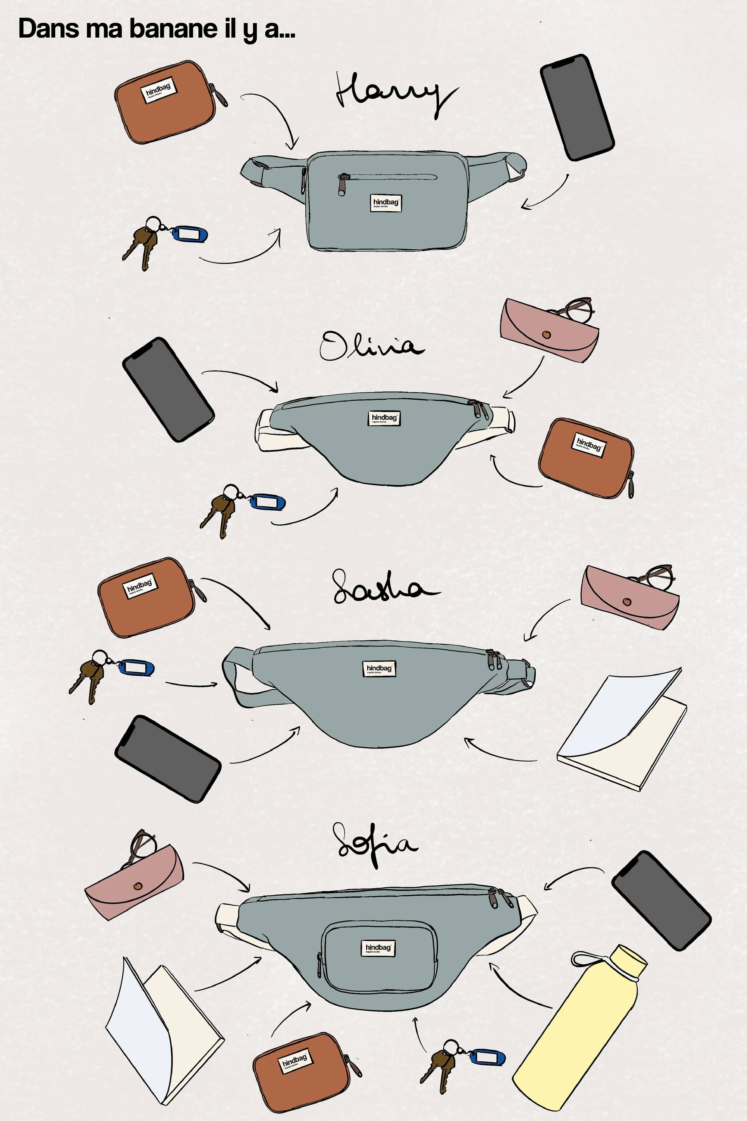 Hindbag Olivia Blush Bauchtasche