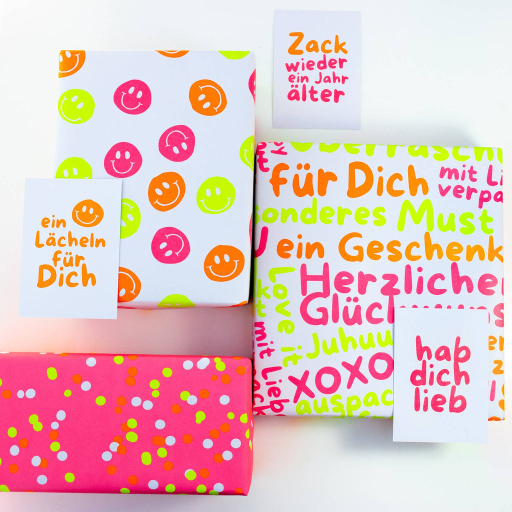 Postkarte "Zack wieder ein Jahr älter" aus Recyclingpapier