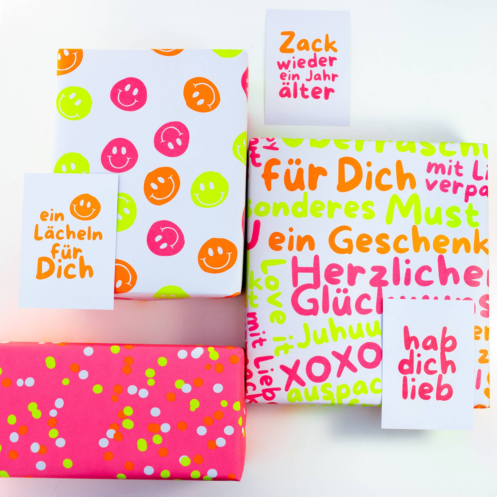 Postkarte "Zack wieder ein Jahr älter" aus Recyclingpapier