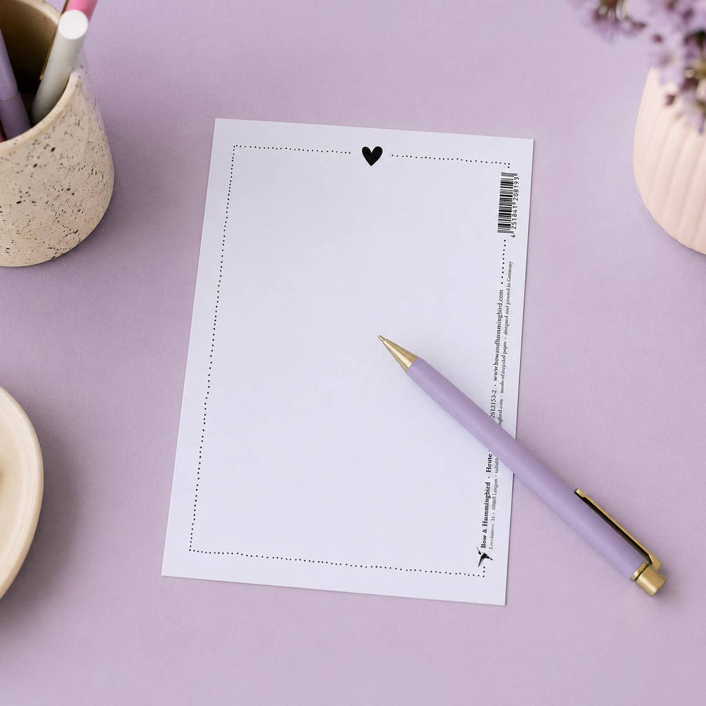 Postkarte mit Spruch „Gemütlichkeit ist ein Talent“