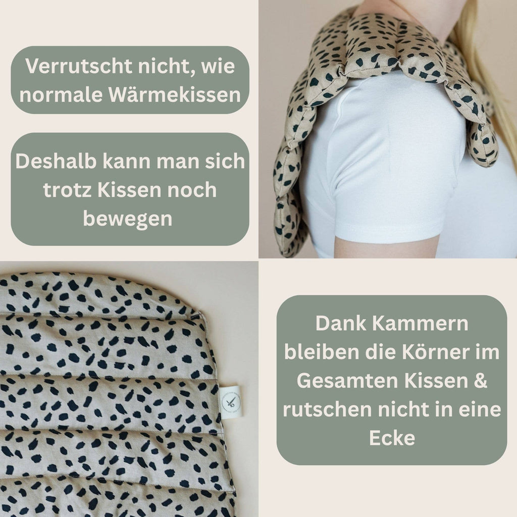 Tochter von Walter Nackenkissen mit Bio-Dinkel gefüllt - Dots Coffee